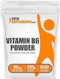 BulkSupplements.com Vitamin B6 (Pyridoxine HCl) Powder - Memory Vitamins for Men -...