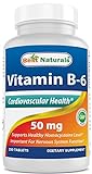 Best Naturals Vitamin B6 50 mg 250 Tablets