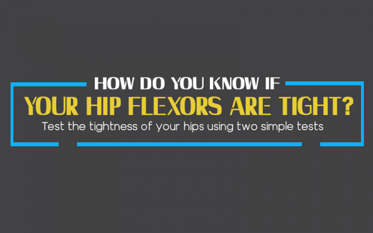 How do you know if your hip flexors are tight