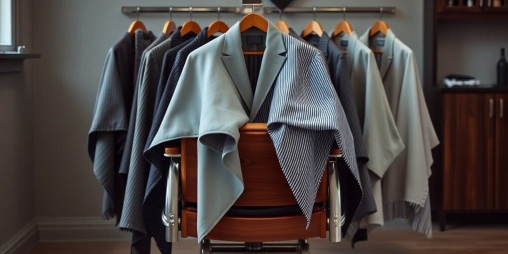 stylish and functional barber capes