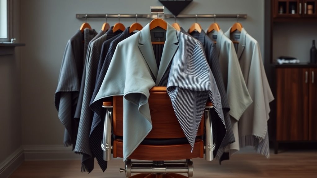stylish and functional barber capes