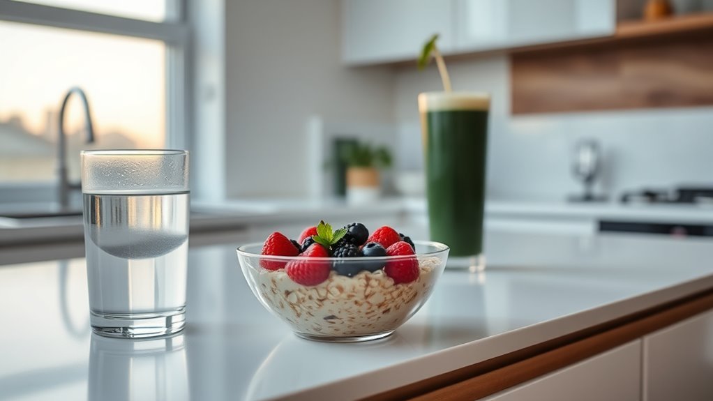 fat burn morning routine